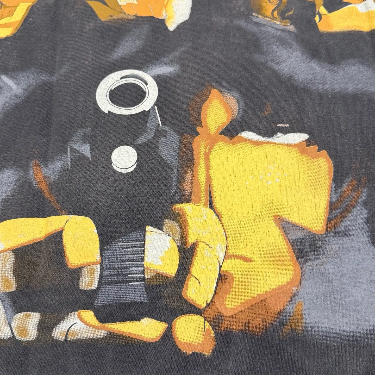 More details SAINT Mxxxxxx × カウボーイビバップ CB_LS TEE/COWBOY BEBOP/BLK Cowboy Bebop co-branded distressed long-sleeved S-XL Big IP anime co-branded Super cool printing design Distressed printing Cylindrical cloth Assute garment dyeing Rewashing and fading process Correct version Customized co-branded accessories Top purchasing level